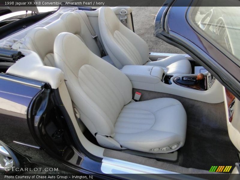 Amaranth Pearl / Ivory 1998 Jaguar XK XK8 Convertible