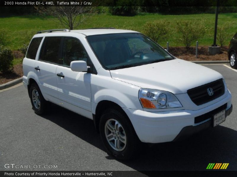 Taffeta White / Gray 2003 Honda Pilot EX-L 4WD