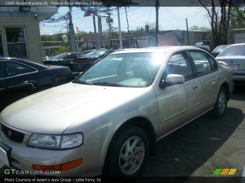 Pebble Beige Metallic / Beige 1996 Nissan Maxima SE
