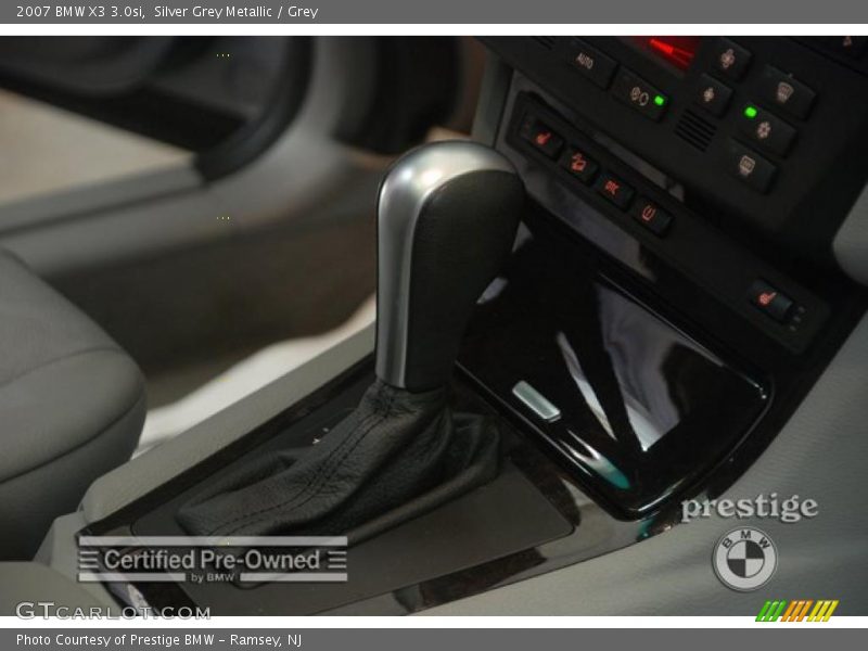 Silver Grey Metallic / Grey 2007 BMW X3 3.0si