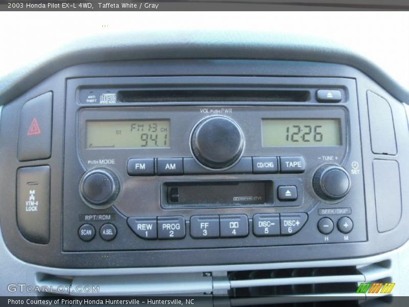 Taffeta White / Gray 2003 Honda Pilot EX-L 4WD