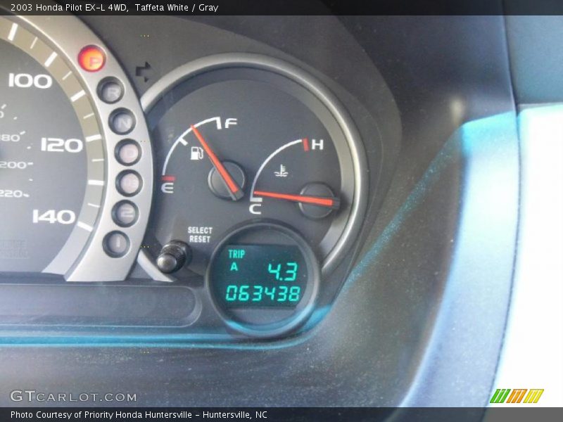Taffeta White / Gray 2003 Honda Pilot EX-L 4WD