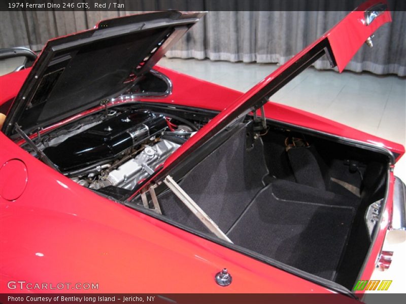 Red / Tan 1974 Ferrari Dino 246 GTS