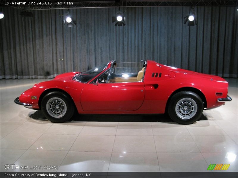 Red / Tan 1974 Ferrari Dino 246 GTS
