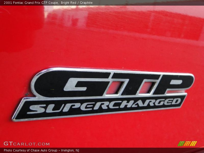 Bright Red / Graphite 2001 Pontiac Grand Prix GTP Coupe