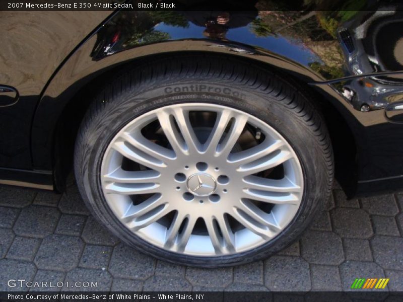 Black / Black 2007 Mercedes-Benz E 350 4Matic Sedan