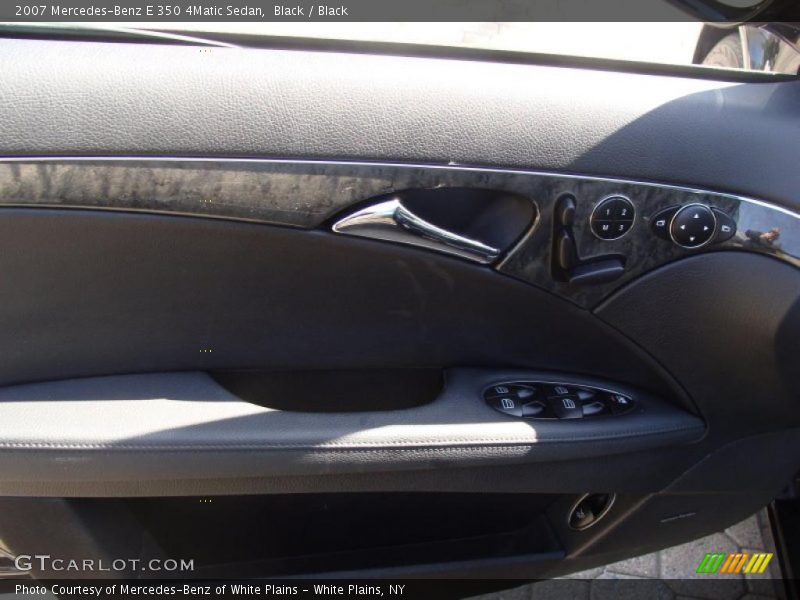 Black / Black 2007 Mercedes-Benz E 350 4Matic Sedan
