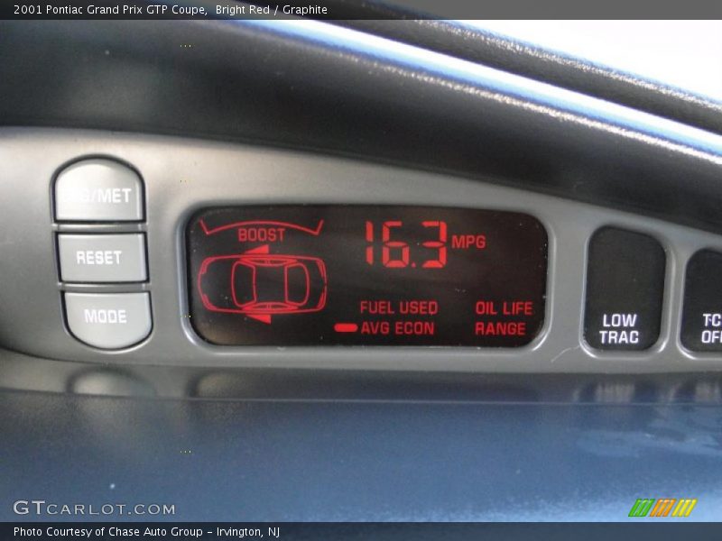 Bright Red / Graphite 2001 Pontiac Grand Prix GTP Coupe