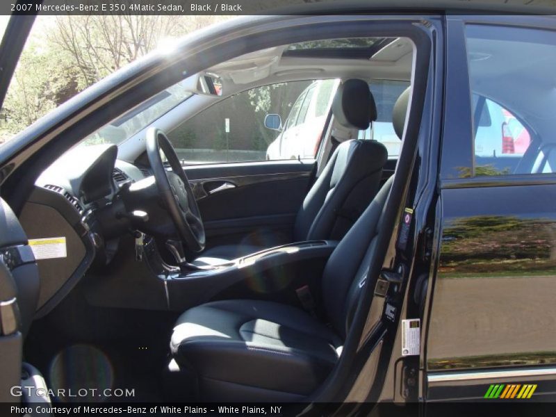 Black / Black 2007 Mercedes-Benz E 350 4Matic Sedan