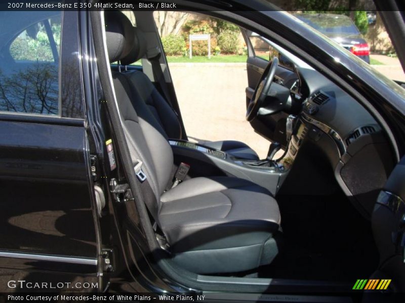 Black / Black 2007 Mercedes-Benz E 350 4Matic Sedan