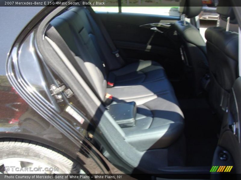 Black / Black 2007 Mercedes-Benz E 350 4Matic Sedan