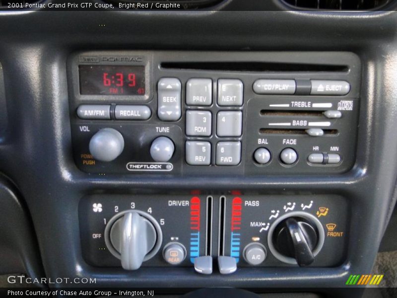 Bright Red / Graphite 2001 Pontiac Grand Prix GTP Coupe