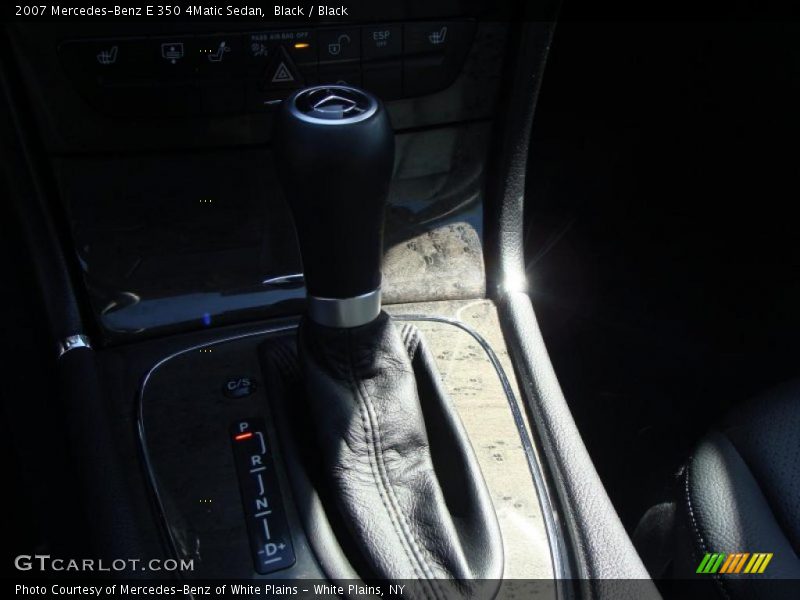 Black / Black 2007 Mercedes-Benz E 350 4Matic Sedan