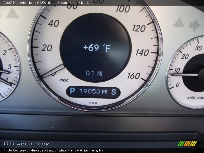 Black / Black 2007 Mercedes-Benz E 350 4Matic Sedan