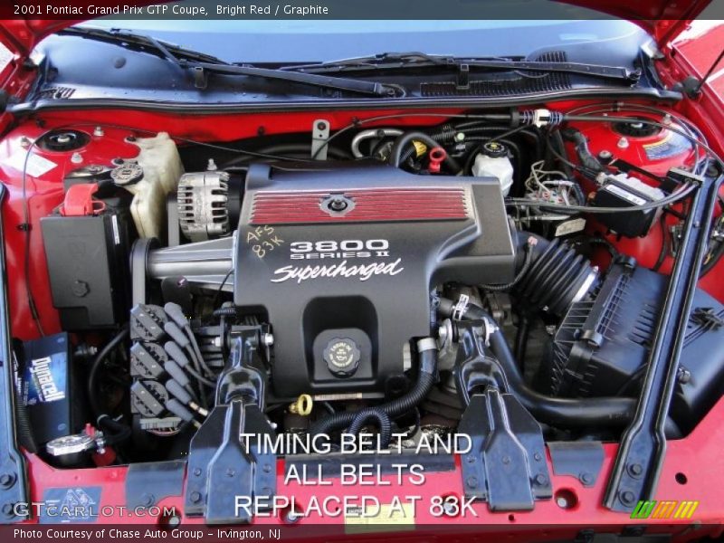 Bright Red / Graphite 2001 Pontiac Grand Prix GTP Coupe