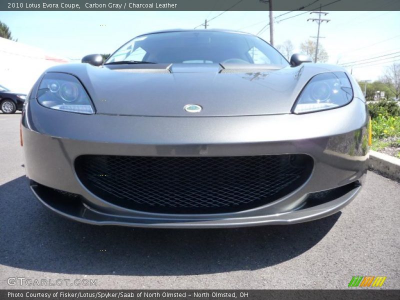 Carbon Gray / Charcoal Leather 2010 Lotus Evora Coupe