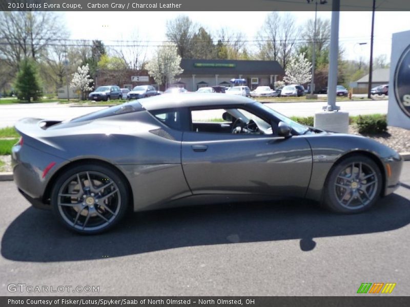 Carbon Gray / Charcoal Leather 2010 Lotus Evora Coupe