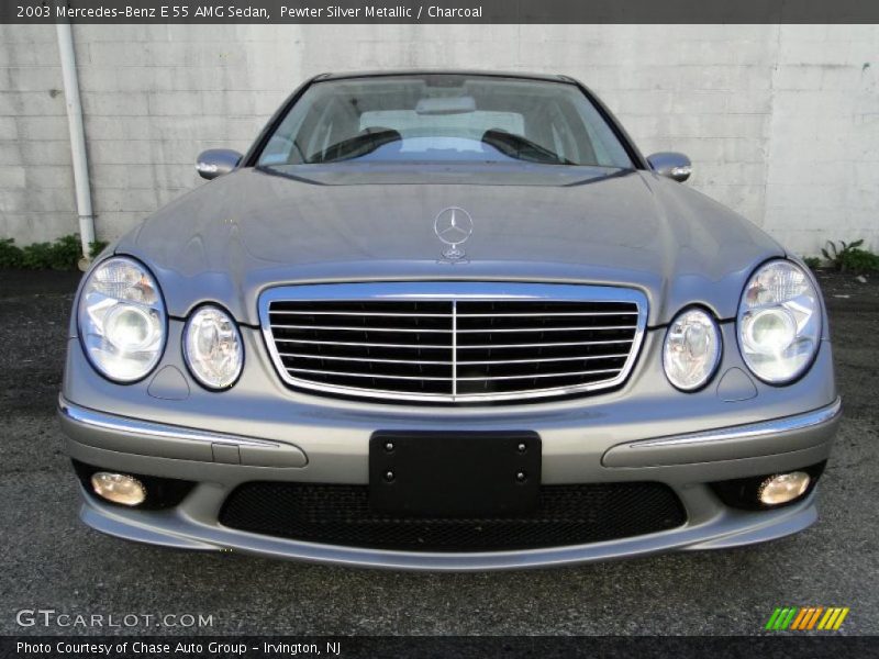 Pewter Silver Metallic / Charcoal 2003 Mercedes-Benz E 55 AMG Sedan