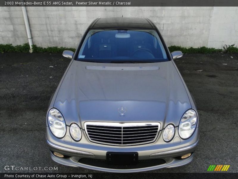 Pewter Silver Metallic / Charcoal 2003 Mercedes-Benz E 55 AMG Sedan