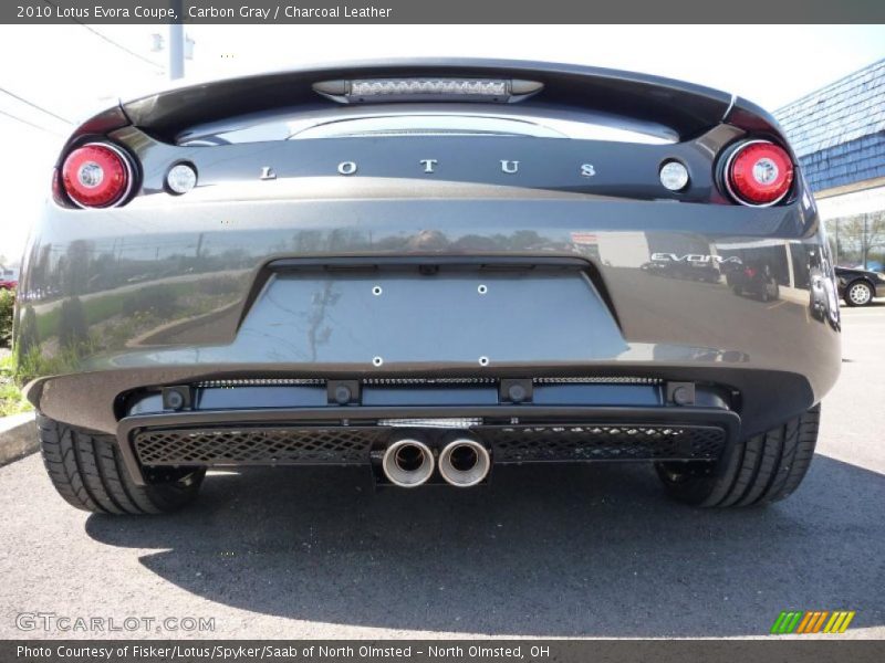 Carbon Gray / Charcoal Leather 2010 Lotus Evora Coupe