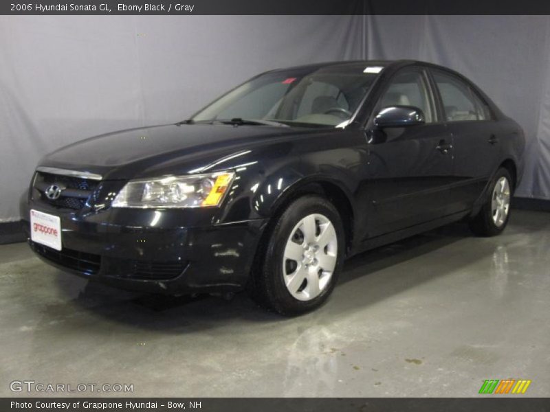 Ebony Black / Gray 2006 Hyundai Sonata GL