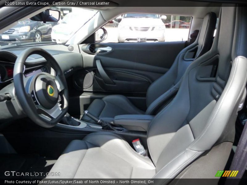 Carbon Gray / Charcoal Leather 2010 Lotus Evora Coupe