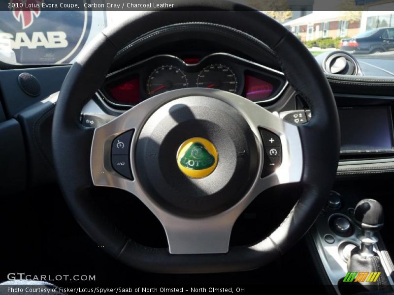 Carbon Gray / Charcoal Leather 2010 Lotus Evora Coupe