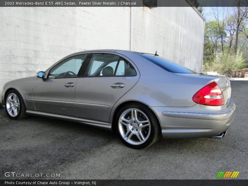 Pewter Silver Metallic / Charcoal 2003 Mercedes-Benz E 55 AMG Sedan