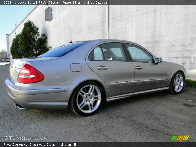 Pewter Silver Metallic / Charcoal 2003 Mercedes-Benz E 55 AMG Sedan