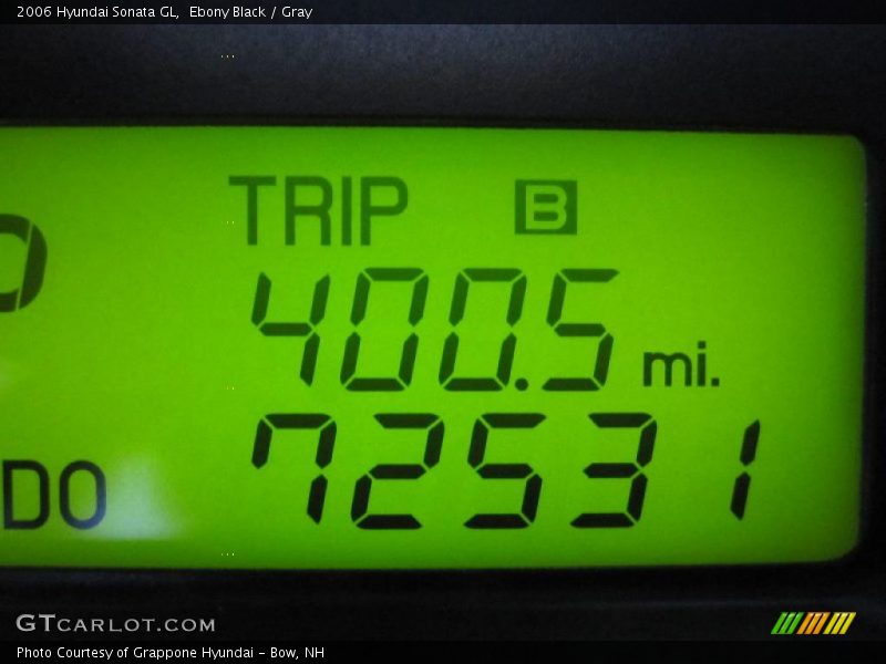 Ebony Black / Gray 2006 Hyundai Sonata GL