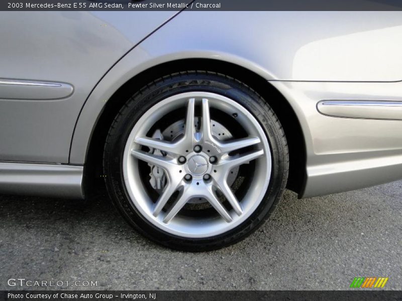 Pewter Silver Metallic / Charcoal 2003 Mercedes-Benz E 55 AMG Sedan
