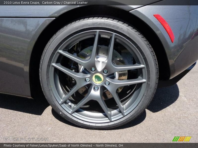 Carbon Gray / Charcoal Leather 2010 Lotus Evora Coupe