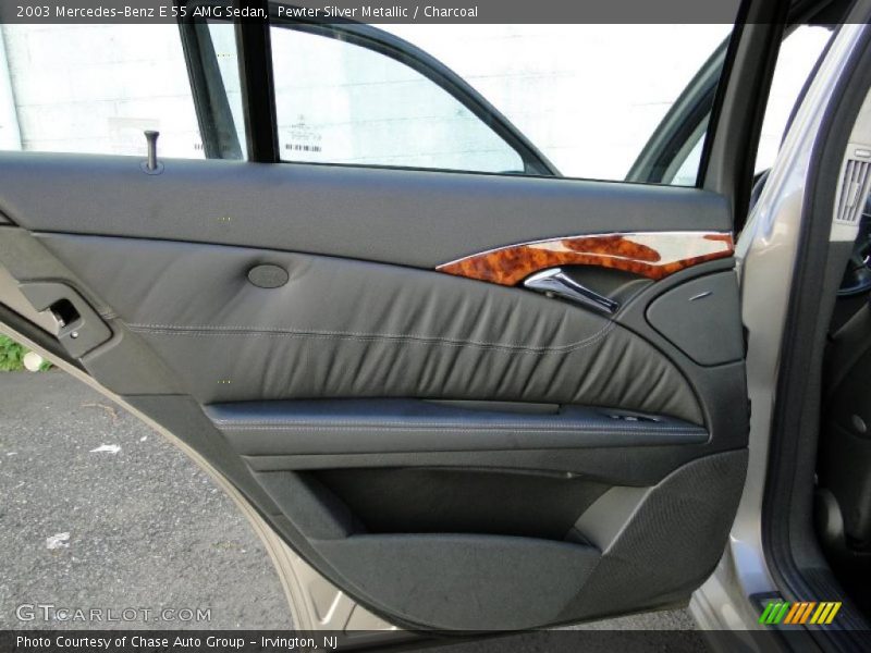 Pewter Silver Metallic / Charcoal 2003 Mercedes-Benz E 55 AMG Sedan