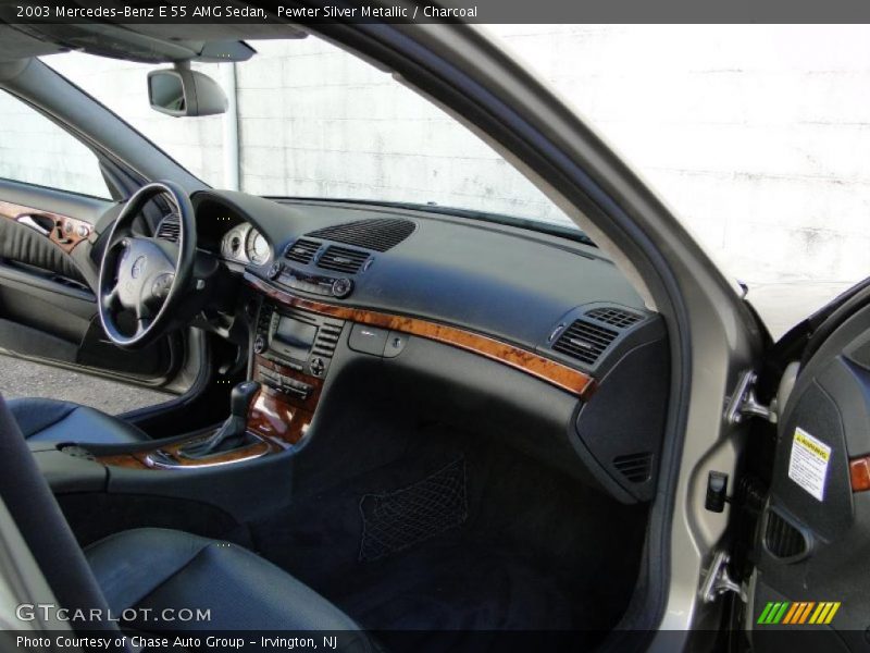 Pewter Silver Metallic / Charcoal 2003 Mercedes-Benz E 55 AMG Sedan