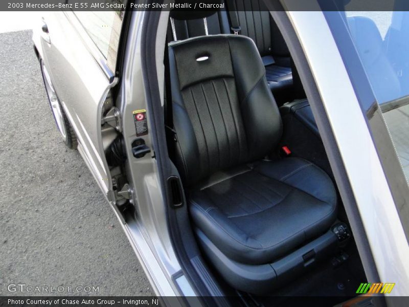 Pewter Silver Metallic / Charcoal 2003 Mercedes-Benz E 55 AMG Sedan