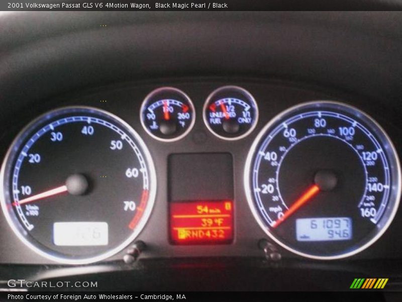 Black Magic Pearl / Black 2001 Volkswagen Passat GLS V6 4Motion Wagon