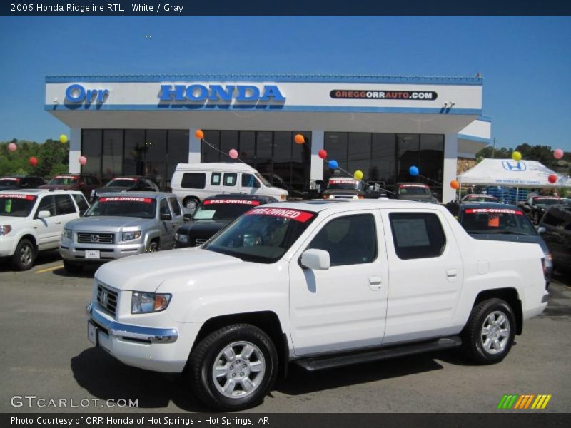 White / Gray 2006 Honda Ridgeline RTL