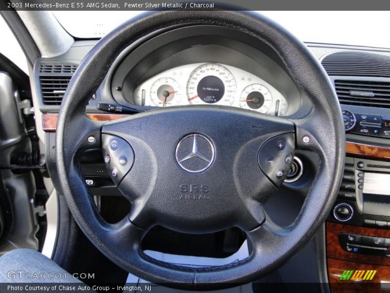 Pewter Silver Metallic / Charcoal 2003 Mercedes-Benz E 55 AMG Sedan