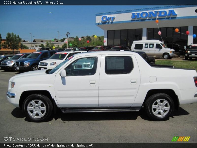 White / Gray 2006 Honda Ridgeline RTL