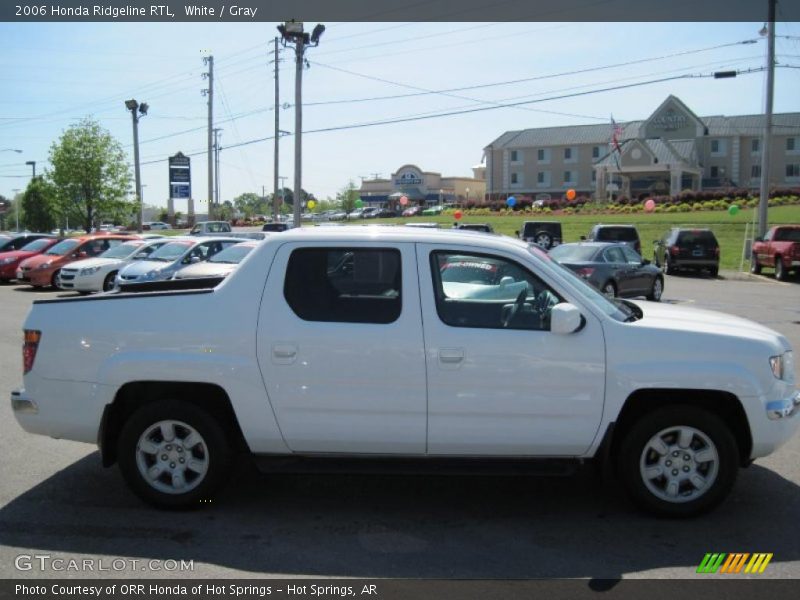White / Gray 2006 Honda Ridgeline RTL