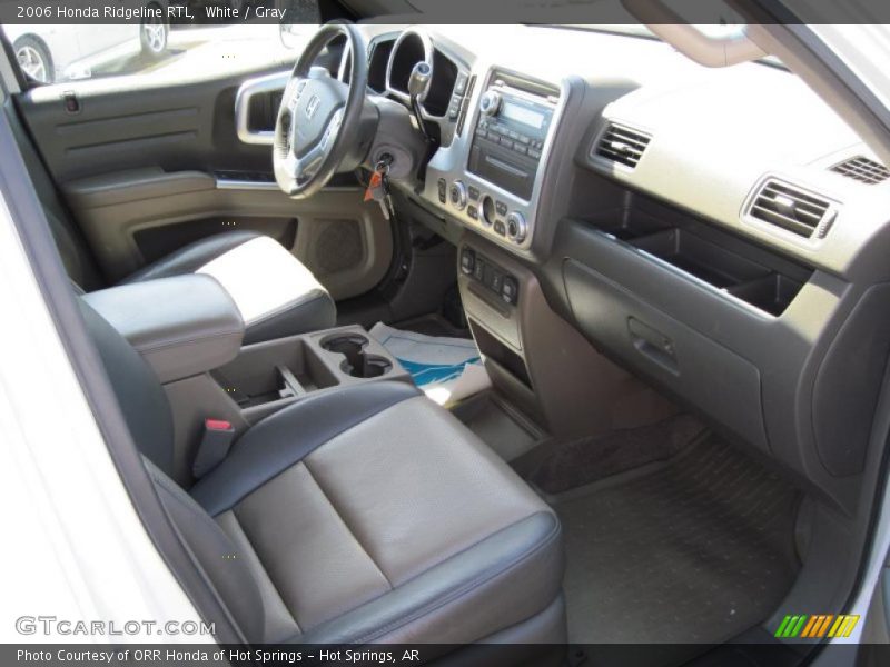 White / Gray 2006 Honda Ridgeline RTL