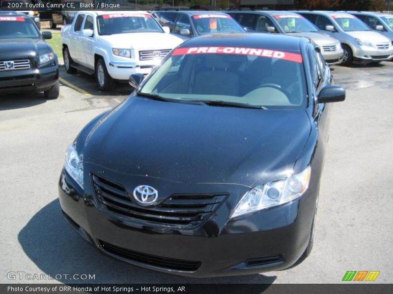Black / Bisque 2007 Toyota Camry CE