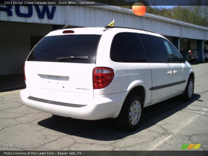 Stone White / Sandstone 2001 Dodge Grand Caravan Sport