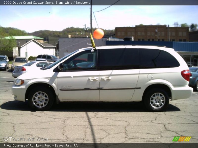 Stone White / Sandstone 2001 Dodge Grand Caravan Sport