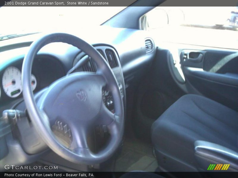 Stone White / Sandstone 2001 Dodge Grand Caravan Sport