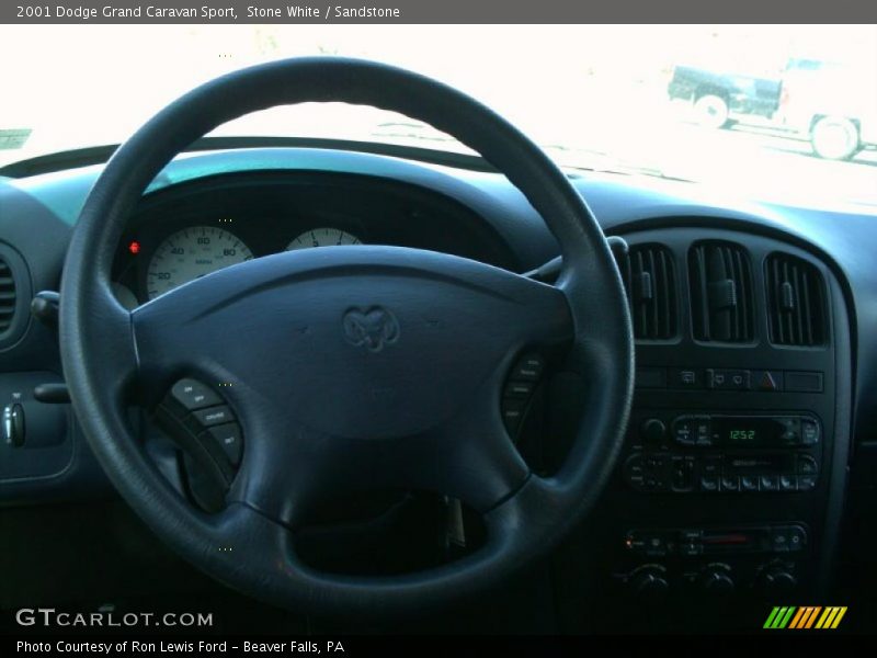 Stone White / Sandstone 2001 Dodge Grand Caravan Sport