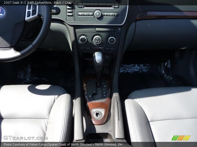 Black / Gray 2007 Saab 9-3 2.0T Convertible
