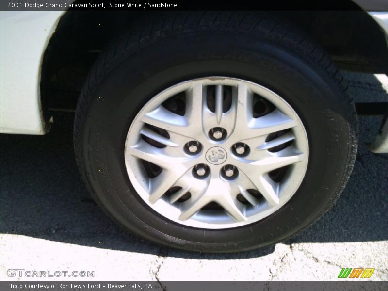 Stone White / Sandstone 2001 Dodge Grand Caravan Sport