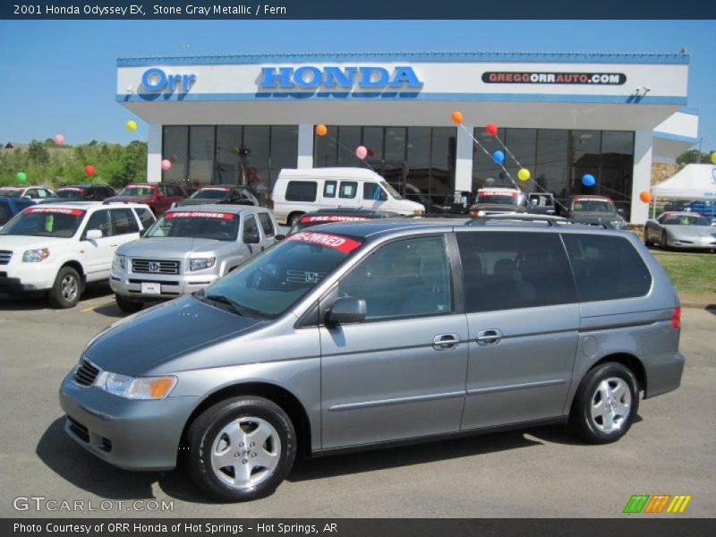 Stone Gray Metallic / Fern 2001 Honda Odyssey EX