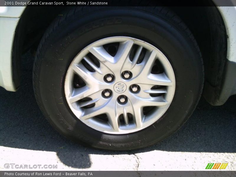 Stone White / Sandstone 2001 Dodge Grand Caravan Sport